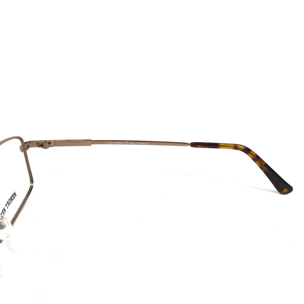 Cutter & Buck Eyeglasses Frames Quail Hollow BROWN Rectangular 56-18-145